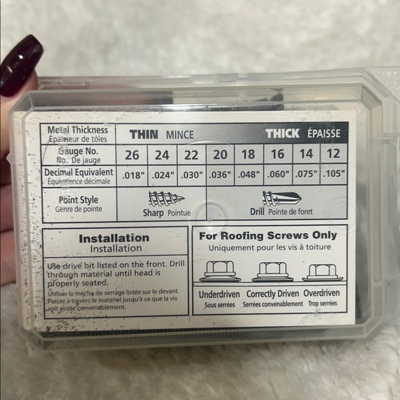 TEKS Self-Tapping Screws (40 pack) - Picture 4 of 4